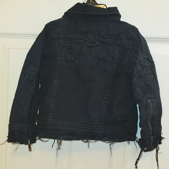 Jordan Craig Legacy Edition Distressed Black Denim Jean Jacket Toddler Size 2 - Picture 3 of 9